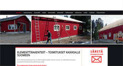 Desktop Screenshot of elementtirakenne.fi